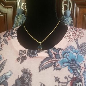 DAZZLING PINK,  RED, AND BLUE 100 % COTTON SWEATER